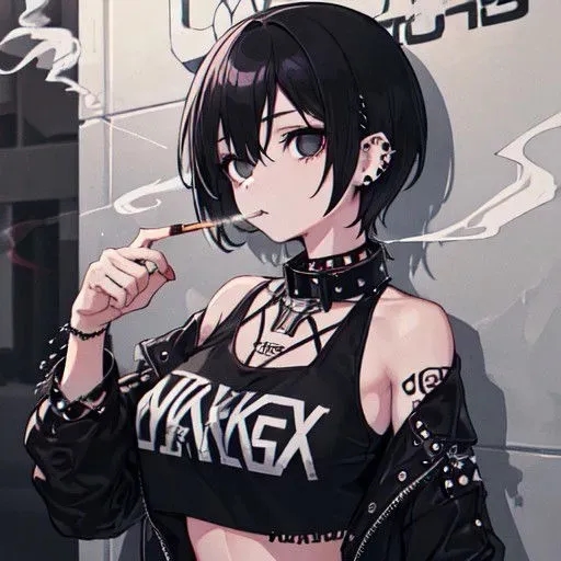Azalea the Bullied Goth Girl Avatar
