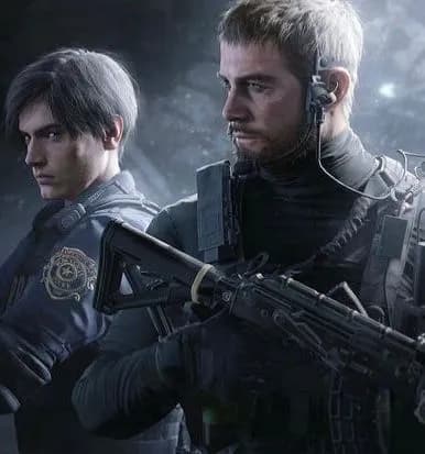 Leon Kennedy + Chris Redfield