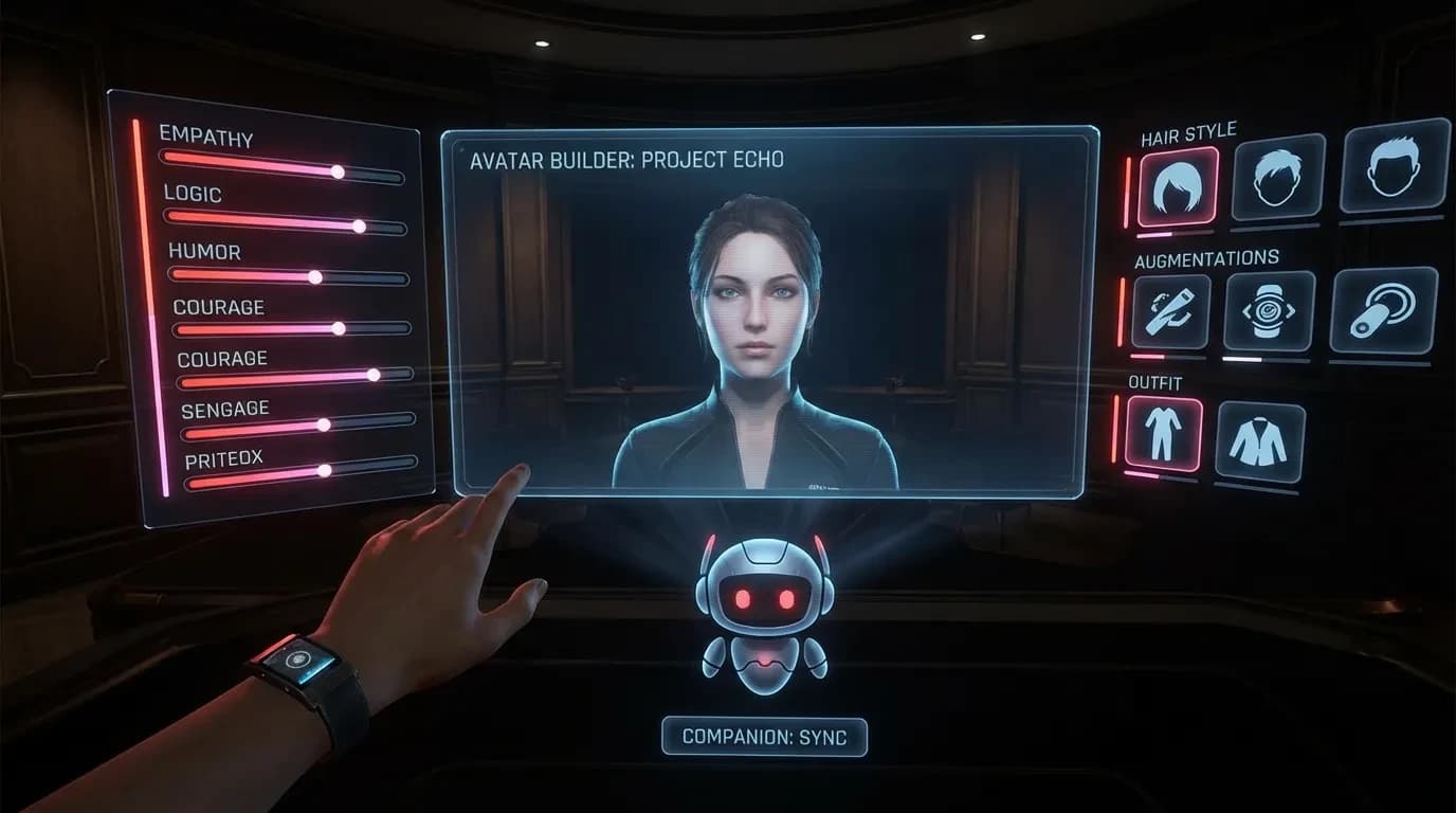 Character creation interface for building custom dirty AI chat companions on Girlfriendly AI