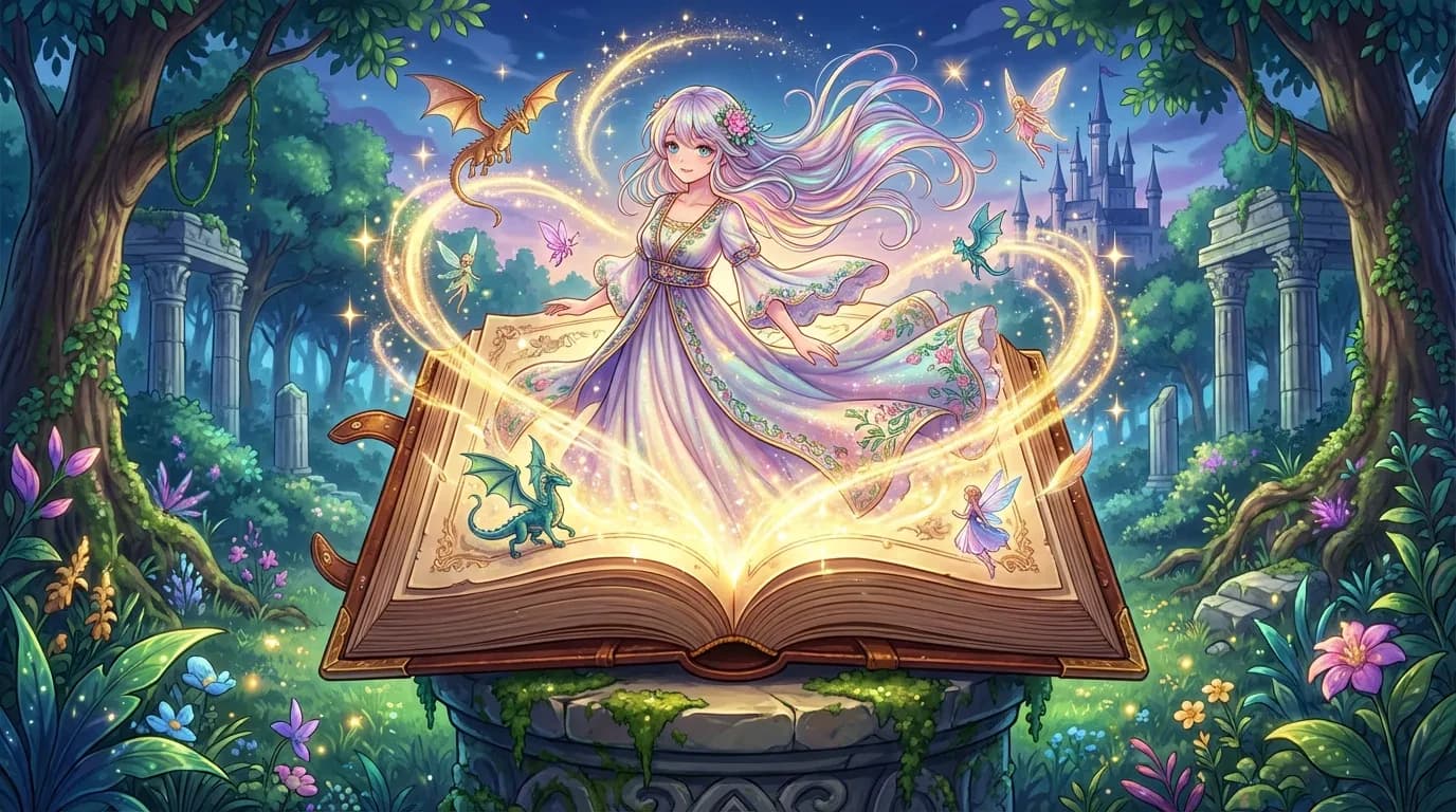 AI character profiles representing diverse story companions for interactive narratives