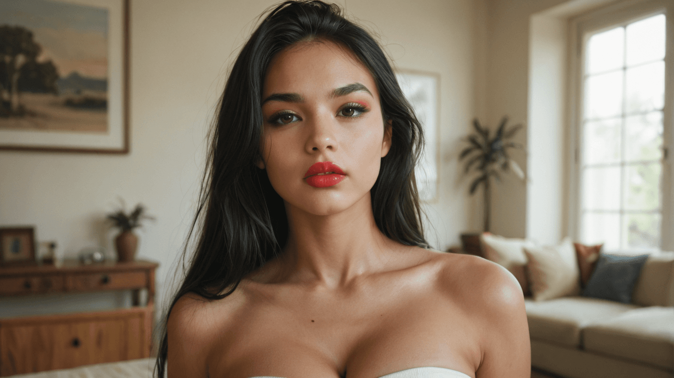 User having an uncensored chat with Girlfriendly AI, showing freedom of expression