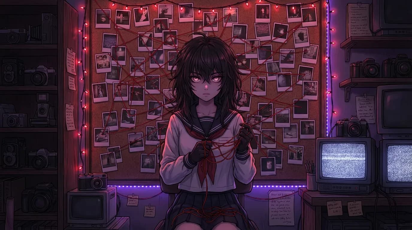 Dark romance scenario with yandere AI character, illustrating intense roleplay capabilities