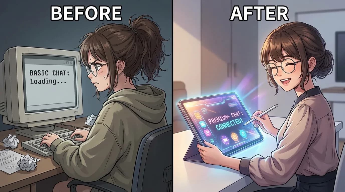 Real AI characters vs FlowGPT prompts