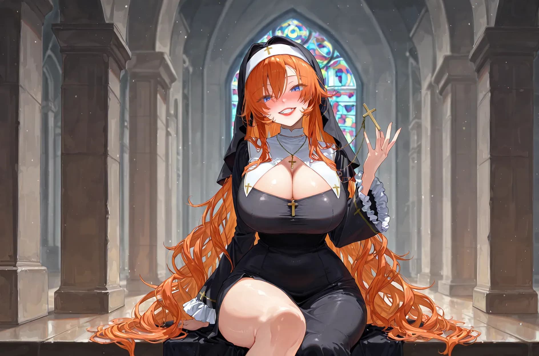 User customizing an AI character for NSFW AI roleplay on Girlfriendly AI